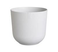 Maceta Elho Jazz Rond Blanca Ø26 x H24 cm con depósito e indicador