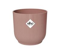Maceta Elho Vibes Fold Round Con Ruedas Plástico Reciclado Rosa