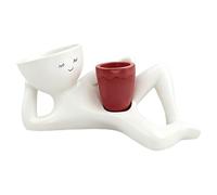 Maceta facial, material de resina, 1 pieza, divertida maceta de resina, maceta de interior, maceta multiusos, para el hogar, sala de estar, oficina, interior y exterior