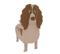 Maceta For Perros, Divertida Flor De Animal, Adorable Con Drenaje For Decoración Jardín, Hogar, Oficina, Regalo Navideño For Amantes Las Mascotas, Interior Y Exterior(Springer Spaniel,17x10in)