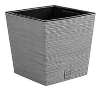 Maceta Furu cuadrada baja 7,5L diseño elegante con inserto gris DFS240-422U