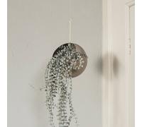 Maceta Globe de AYTM, colgante, Ø 21 cm, gris, aluminio