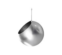 Maceta Globe de AYTM, colgante, Ø 21 cm, plateada, acero inoxidable