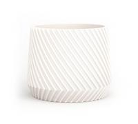 Fox & Fern Maceta hecha a mano de polystone apto para plantas