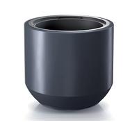 Maceta heos 36l., con depósito, dimensiones (mm) 390x390x350, color antracita