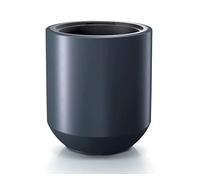 Prosperplast Heos Macetas 2 en 1 Maceta con Inserto para Plantas Diseño Moderno y Resistente Uso en Interiores y Exteriores Plástico Redondo Diámetro 39 cm Altura 44 cm Capacidad 18L/ 46L (Antracita)