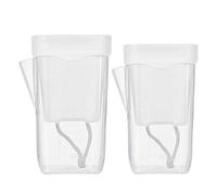 Maceta hidropónica de autorriego | 12 macetas pequeñas para interiores con diseño de control de agua, contenedor transparente con cuerda de algodón, juego de macetas de jardinería en el hogar para