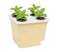 Maceta hidropónica para vegetales, suministros de jardinería de cultivo sin suelo, barriles de cultivo sin suelo, para interiores y exteriores, alféizar de ventana, balcón, invernadero, tomate, pepino