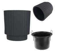 Maceta KADAX con inserto, 40 cm, antracita