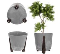 Maceta KADAX con inserto, 21 cm, gris