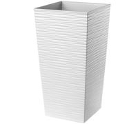 Maceta KADAX, macetero de plástico, macetero, 30 cm, blanco