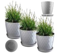 Maceta KADAX, una maceta para flores con posavasos