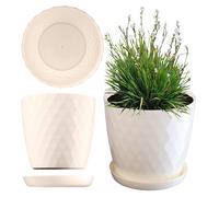 Maceta KADAX, una maceta para flores con posavasos