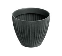 Maceta latia round ø30x25 grafito granito