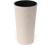 Maceta Lilia ECO de alta calidad con inserto, 25 cm, 36 cm de alto, blanca