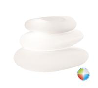 Maceta luminosa de resina 75x62 decoración feng shui en varios colores mod. E...