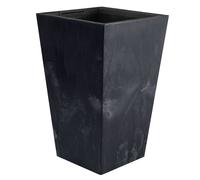 Maceta alta 35 l prosperplast urbi square effect de plástico con depósito en color antracita, 55 (alto) x 29,5 (ancho) x 29,5 (profundo) cms