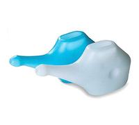Maceta Neti ligera, práctica, compacta y de viaje, color blanco, 2 Pcs (White + Blue), 1