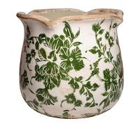 Maceta novedosa For Plantas Planta Vintage con Orificio de Drenaje 6,11 Pulgadas. Plantador Decoración primaveral(Green)