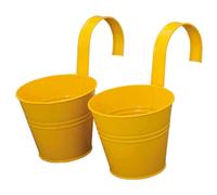 Maceta Olla Plantas Soporte de Flor Amarillo Zinc Flores y
