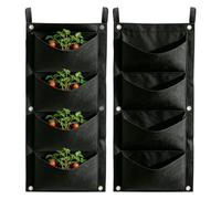 Maceta para fresas 2 Piezas Bolsillo De Pared De Fieltro Para Plantar