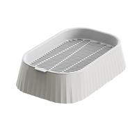 Maceta para gatos, maceta hidropónica para gatos, caja de cultivo de doble piso para plantación hidropónica de trigo sanos en interiores