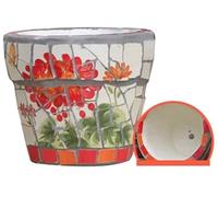 Maceta Para Jardín Al Aire Libre, Clásica, Para Suelo De Jardín, Para Plantas De Interior, Estilo Retro, De Cerámica, Con Mosaico, Para Bonsái, Para Patio, Balcón, Decoración Paisajística, Macetas Ci
