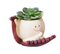 Maceta para Plantas - Contenedor suspendido Transpirable, Maceta para Plantas de Interior | para orquídea, bonsái, Cactus, Monstera, jardín, Patio, balcón, alféizar de Suelo