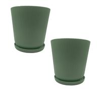 Maceta Plantas Jardinera Cubremaceta Maceta para balcón 2 unidades
