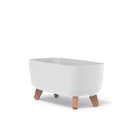 Maceta Prosperplast Gracia Case con patas e inserto