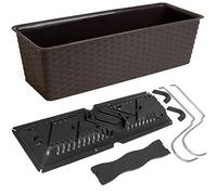 Maceta Ratolla de 49/39 cm - 12/6 L para jardín, balcón o casa, flores y plantas