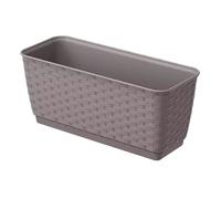 Maceta ratolla p 3l., dimensiones (mm) 293x119x126, color mocca