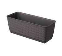 Maceta ratolla p 6l., dimensiones (mm) 386x154x142, color ocre oscuro