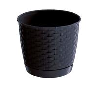 Maceta ratolla round 2l., dimensiones (mm) 165x165x142, color antracita