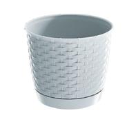 Maceta ratolla round 2l., dimensiones (mm) 165x165x142, color blanco