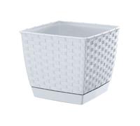 Maceta ratolla square 2,5l., dimensiones (mm) 165x165x142, color blanco