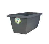 Maceta rectangular Riviera Evolution 80x40x32 cm resistente al frío y UV