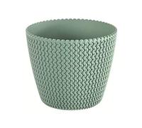 Maceta redonda 18,6l prosperplast splofy de plastico en color menta, ø34,1 x 28,9 cm