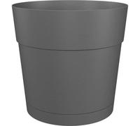 Maceta Redonda Artevasi Capri Large Autorriego 30 cm Gris Antracita