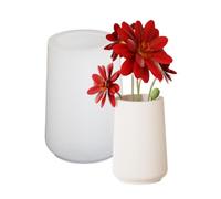 Maceta redonda creativa de silicona resistente, reutilizable, cemento fundido, suministros de manualidades para el hogar y el jardín, silicona flexible