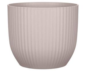 Maceta Redonda Deroma 231 Rosa Pálido Plástico Ligero 10 L Ø27 cm