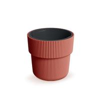 Maceta redonda Milly DBMIR300 cobre con inserto ranurado