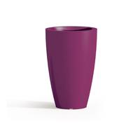MACETA DE RESINA H50 LÚCIDA REDONDA DECORACIÓN LIVING DISEÑO VARIOS COLORES