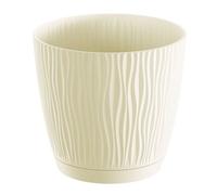 Maceta sandy p, dimensiones (mm) 282x282x260, color crema