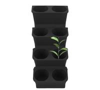 Maceta tipo torre, de cultivo profundo de varios niveles, soporte para plantas, soporte para flores, para interiores y exteriores, patio, césped, pastizal, hogar, porche