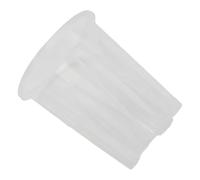 Maceta transparente para orquídeas de plástico con orificios de drenaje, apta para balcón, jardín y oficina (10 cm)