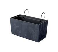 Maceta urbi case beton effect w , dimensiones (mm) 395x185x195, color antracita