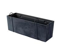 Maceta urbi case beton effect w , dimensiones (mm) 580x180x195, color antracita