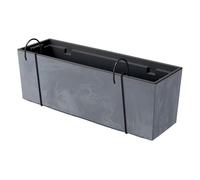 Maceta urbi case beton effect w , dimensiones (mm) 580x180x195, color marengo