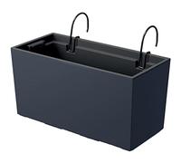 Maceta urbi case w , dimensiones (mm) 395x185x195, color antracita